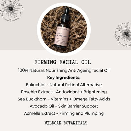 BAKUCHIOL NATURAL FIRMING FACIAL OIL