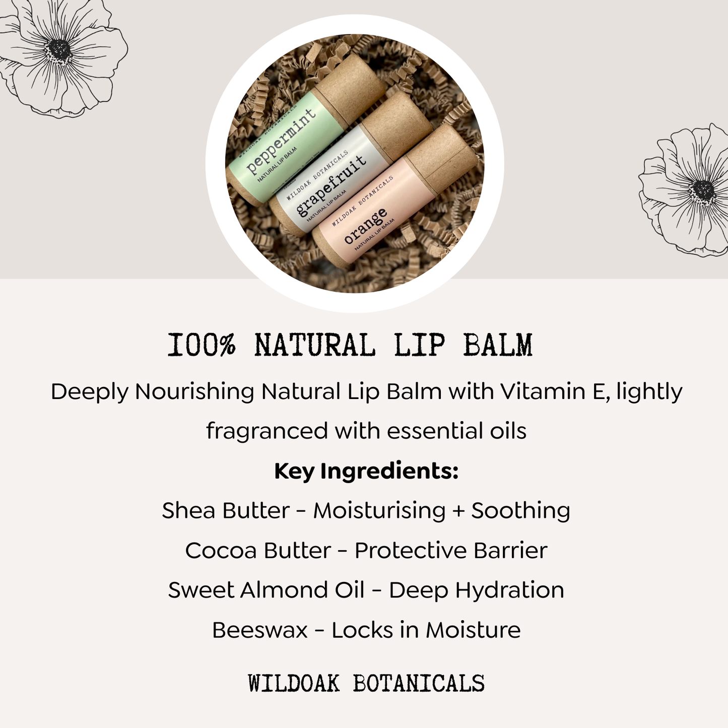 NATURAL BEESWAX LIP BALM
