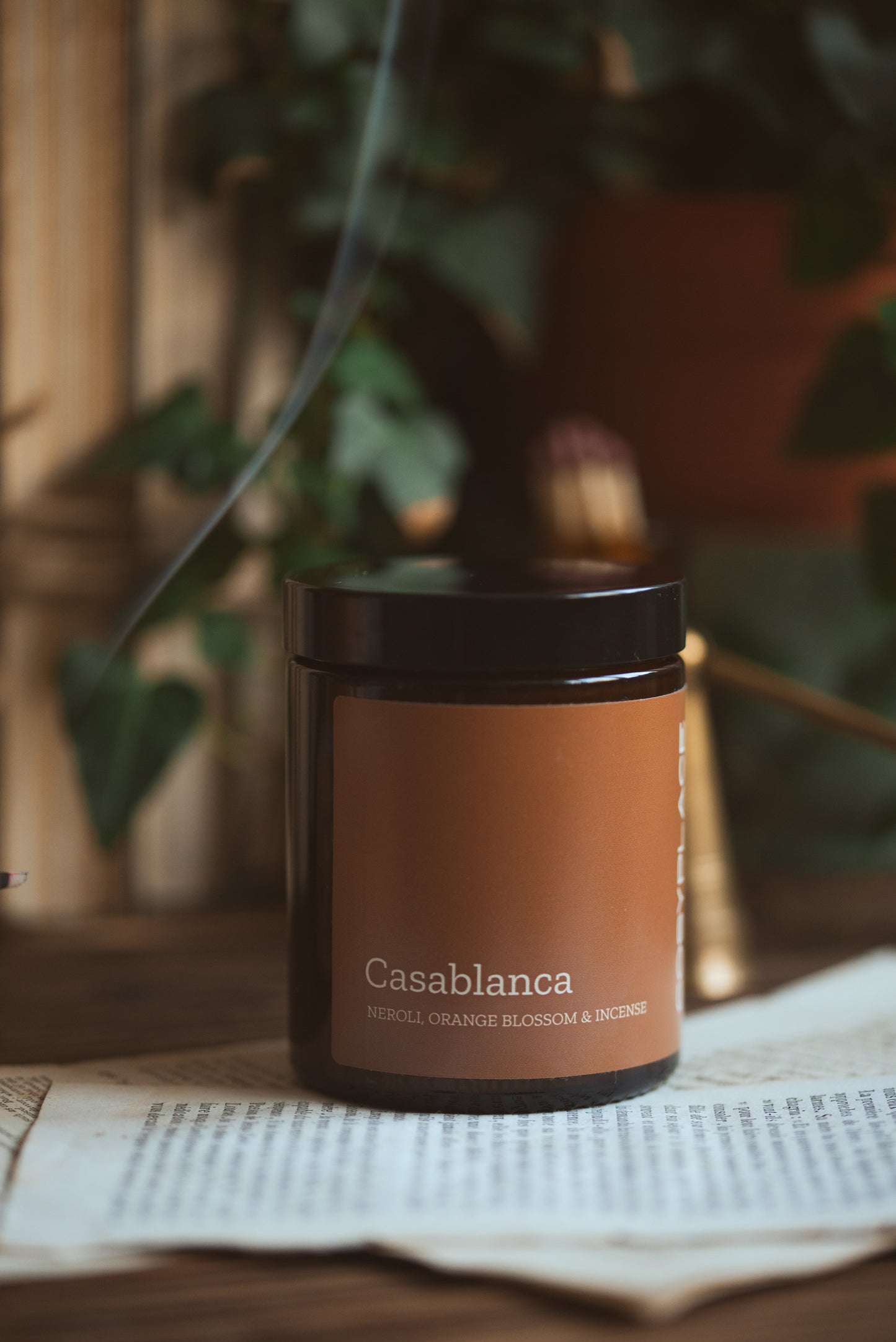 CASABLANCA - Neroli & Orange Blossom  Scented Luxury Soy Candle - COSYPLACE CANDLES