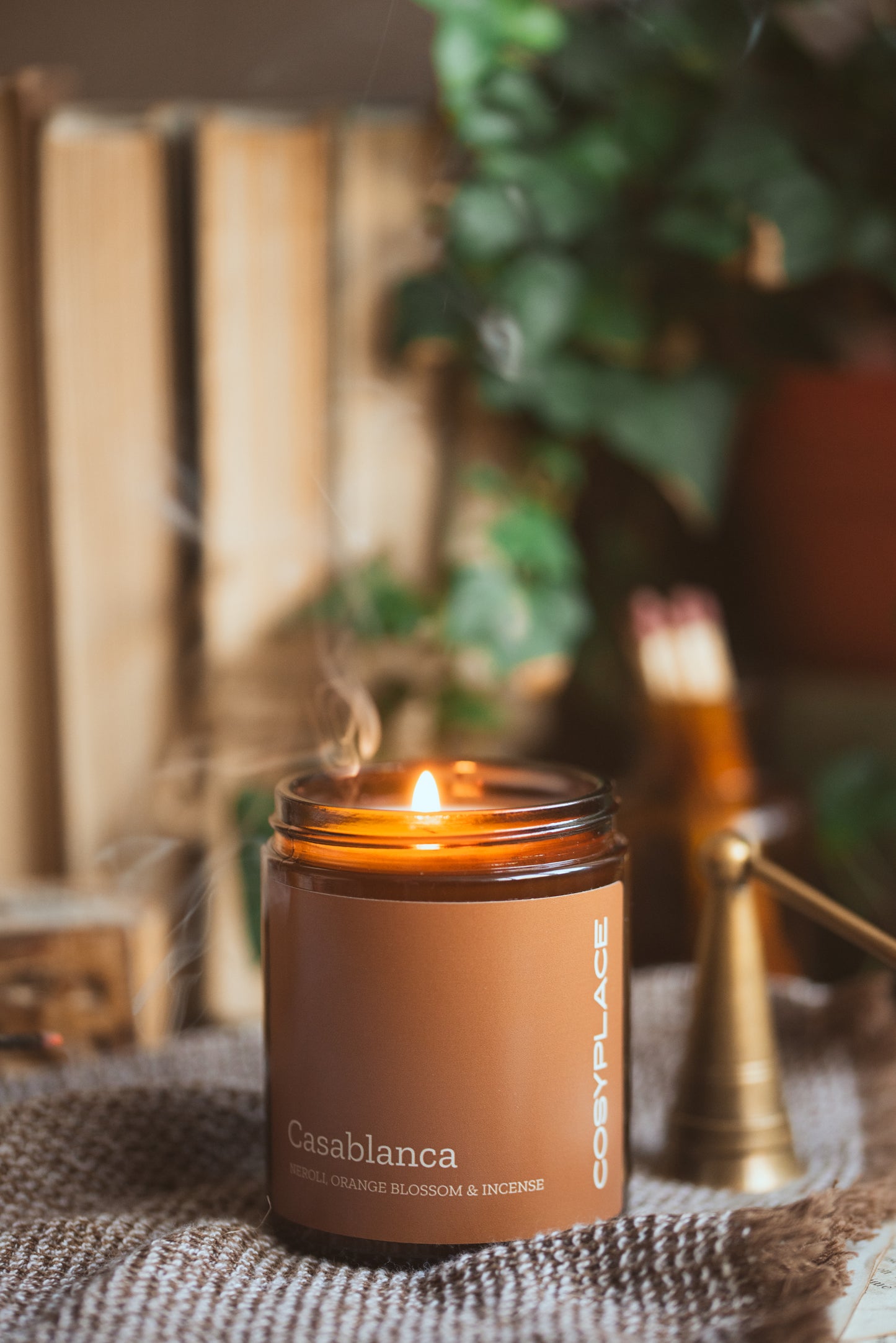 CASABLANCA - Neroli & Orange Blossom  Scented Luxury Soy Candle - COSYPLACE CANDLES